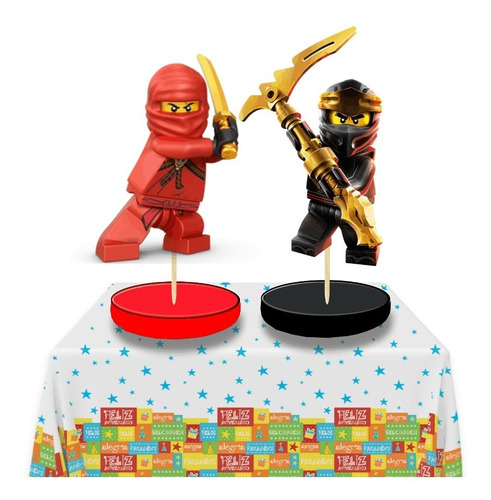   Centro De Mesa Ninjago Decoraciónes 