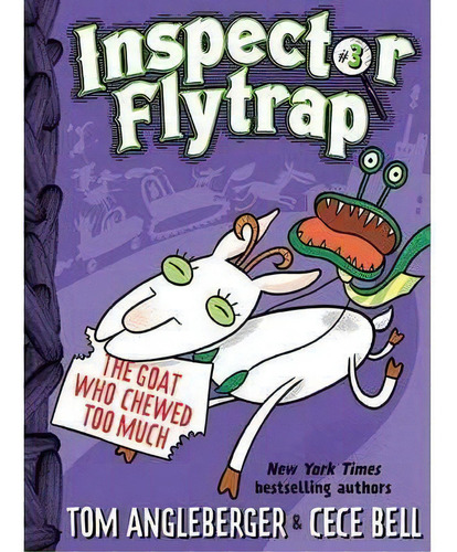 Inspector Flytrap In The Goat Who Chewed Too Much, De Tom Angleberger. Editorial Abrams, Tapa Blanda En Inglés