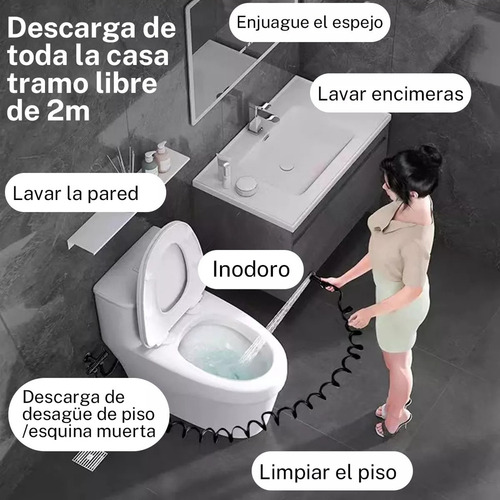 R Grifo Para Inodoro+válvula Angular De Doble Salida+cepil
