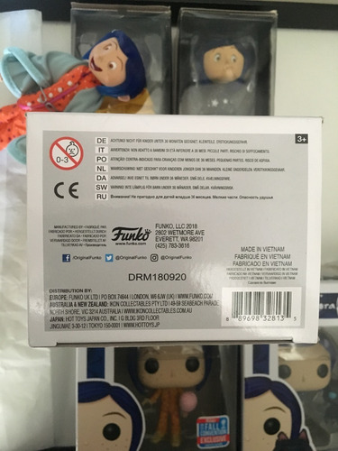 Funko Pop #423 Gold Metallic Coraline In Raincoat New In Box