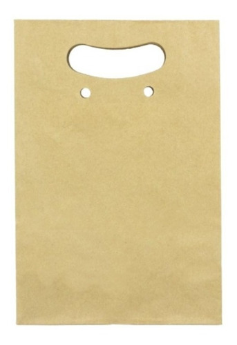 Sacola Kraft Boca De Palhaço P. 17,5x9x26 Cm. Com 50un.