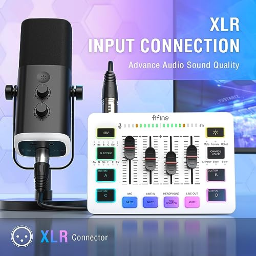 Mezclador De Audio Fifine Para Pc De Streaming De Juegos Con