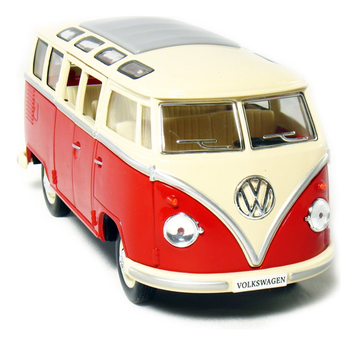 Kingsmart 1962 Volkswagen Classic Hippy Bus De 7 Pulgadas, E