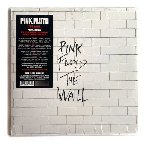 Lp Vinilo Pink Floyd- The Wall / Printed In Usa 2016 / Nuevo