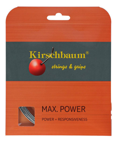 Corda Kirschbaum Max Power 17l 1.25mm Set Individual Prata