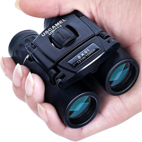 Uscamel Polding Pocket Binoculars Compact Travel Mini Nhigi