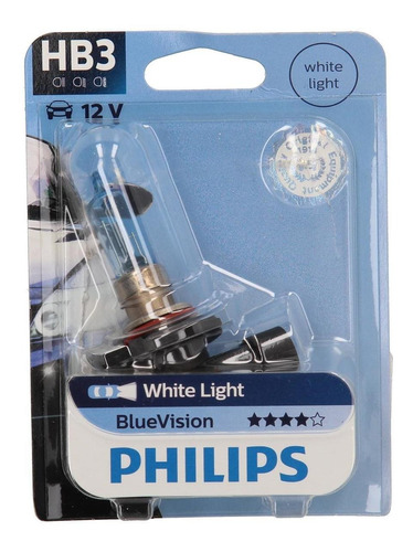 Imagen 1 de 5 de Lampara Philips Hb3 (9005) 12v 65w P20d Blue Vision Philips