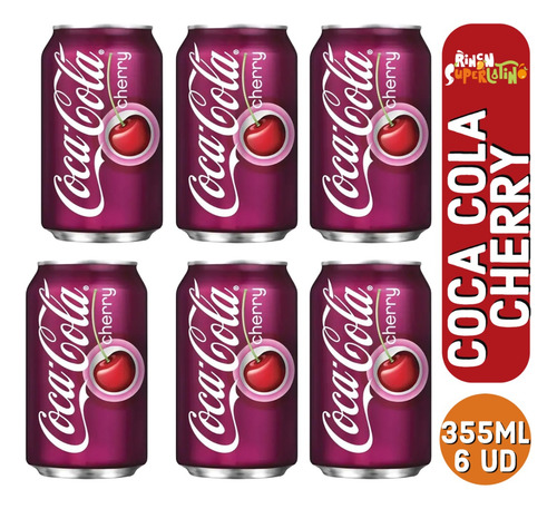 Coca Cola Cherry Bebida 355ml