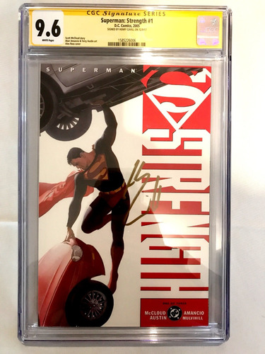 Autografo De Henry Cavill Superman Comic Cgc Autografiado (Usado)