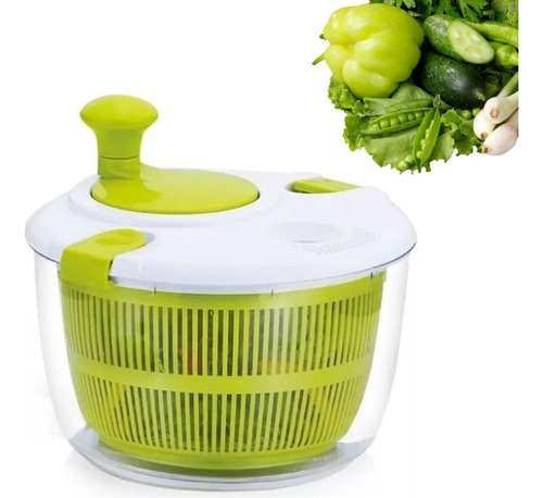 Seca Salada Centrífuga Secador Folhas Verduras Legumes 5l