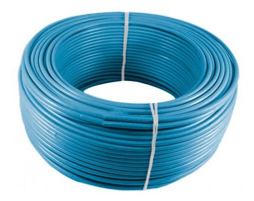 Imagen 1 de 1 de Alambre O Cable Rígido N10'' Azul X 100 Metros Procables