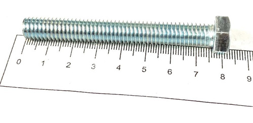 Parafuso Unc Sextavado 3/8'' X 3'' Zincado Branco - 05