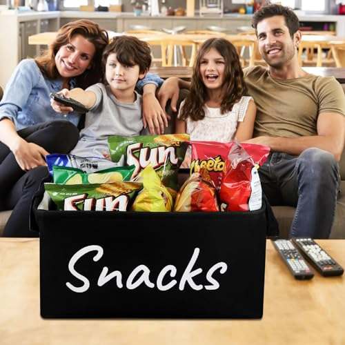 Contenedor De Aperitivos De Lino Sintético Para Despensa