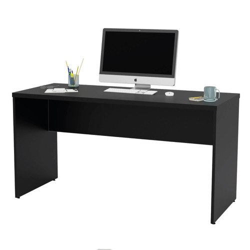 Escrivaninha Netmobil Mesa para Escritório MDP 160cm x 76cm x 60cm Preto