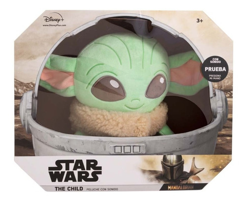 Star Wars Peluche Electronico Mandalorian Baby Yoda De 25 Cm