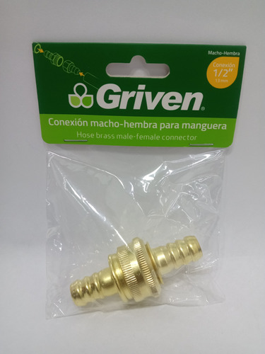 Griven Conexión Macho-hembra Para Manguera.