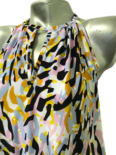 Imagen 3 de 3 de Blusa Remera Musculosa Top Amplia Suelta Seda Fría Sexy