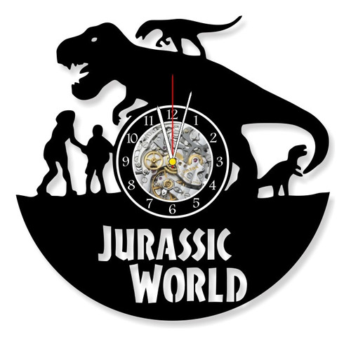 Reloj Corte Laser 0878 Jurassic World Dinosaurios Y Personas