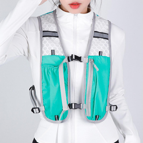 Hydration Vest Pack Breathable Lightweight Para Escalar Azul