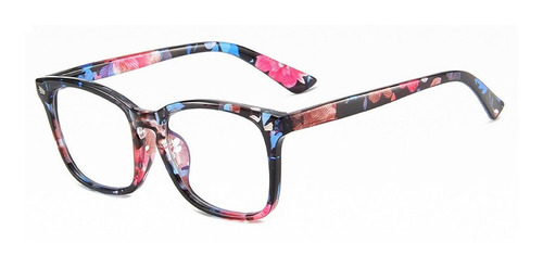 Marco Lentes Ópticos Thin Jack Colorful Print Floreado 54mm