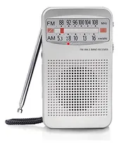 Comprar Am Fm Radio De Bolsillo Portátil, Radios De Transistor Compactos Con Altavoz Alto De Alta Calidad, Funciona Con 2 Pilas Aa, Gran Recepción, Larga Duración