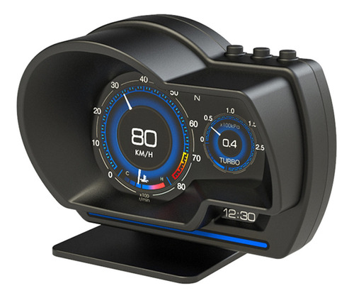 Imagen 2 de 8 de Pantalla Hud Para Coche Obd2 Gps Smart Gauge Alta Definición
