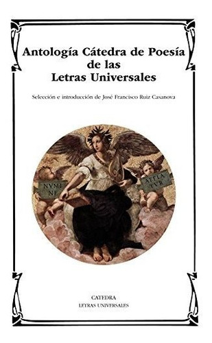 Antología Cátedra De Poesía De Las Letras Universales