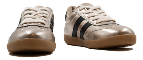 Zapatillas Urbanas De Mujer Cuero Vacuno Gamuzado Fiori Vico