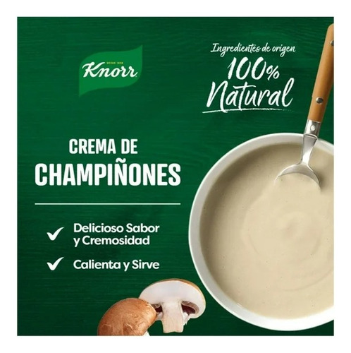Crema Knorr De Champiñon 500 Ml