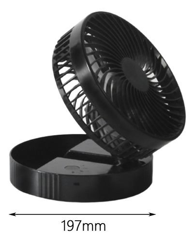 Ventilador De Pie Ventilador ° Ajustable Negro Sin Control