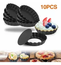 Moldes Mini Rosca, Choco Flan, Gelatina 4 Pzs Aluminio #10