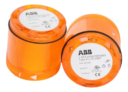 Faro Torreta Ind. Intermitente Amarillo Led Abb Kl70-306y