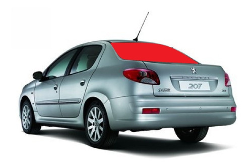 Luneta Peugeot 207 4 Puertas 2008 En Adelante Térmica Verde