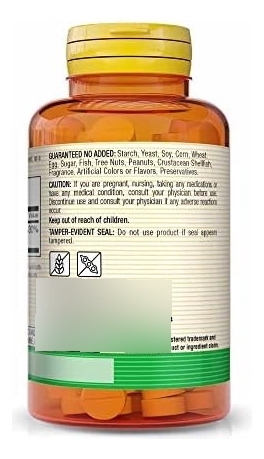 Mason Natural Ácido Fólico De 800 Mcg, Ayuda A La Función Del Sistema Nervioso, 100 Tabletas