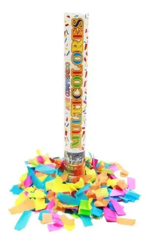 comprar Cañón Lanza Papelitos Multicolor Cotillón Fiesta Egresados