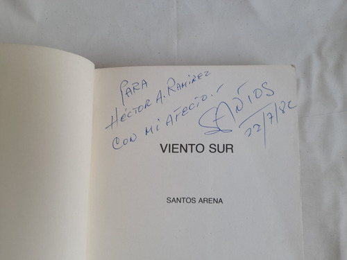 Viento Sur, Santos Arena, Versos Criollos Cuentos (Usado)