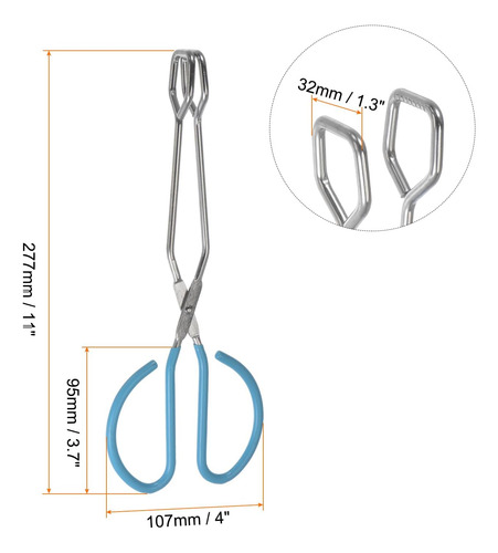 Pinzas De Tijera De Acero Inoxidable De 11 Pulgadas Para Bar