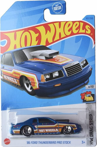 Hot Wheels Carro 86 Ford Thunderbird Pro Stock + Obsequio