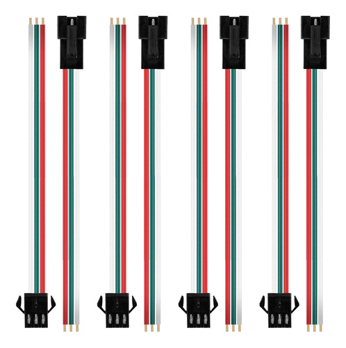 Btf-lighting 20 Pares De Conectores Jst Sm De 3 Pines Para W