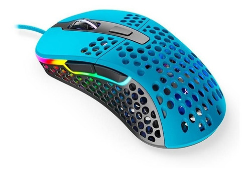 Ratón Para Juegos Xtrfy M4 Rgb Blue, 16000 Dpi, 6 Botones, Xg-m4-blue