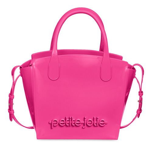 Bolsa Petite Shappe Nova Escrita Cor Fúcsia