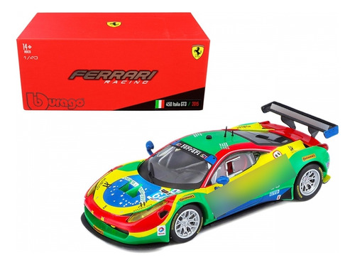 Burago 36305 1:43 Racing Ferrari 458 Italia Gt3 2015