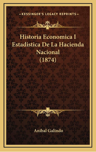 Libro Historia Economica I Estadistica De La Hacienda N Lbm3