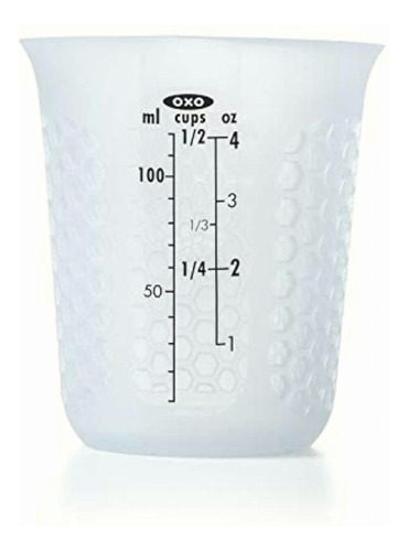 Oxo 11161200 Mini Vaso Medidor Silicón Flexible, 150 Ml