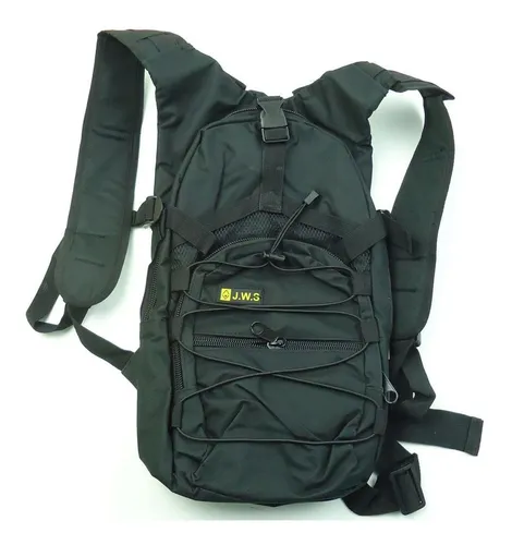 Mochila De Hidratação Jws B2 Com Refil 3 Litros Para Água Cor Preta Tipo  Camelbak | Frete grátis