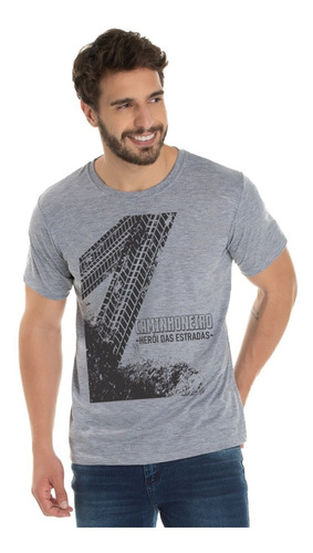 Imagem 2 de 4 de Camiseta Para Caminhoneiro - Herói Das Estradas