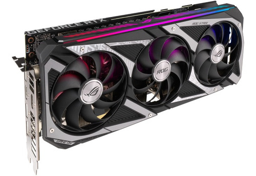 Imagen 2 de 6 de Placa de video Nvidia Asus ROG Strix GeForce RTX 30 Series RTX 3050 ROG-STRIX-RTX3050-O8G-GAMING OC Edition 8GB