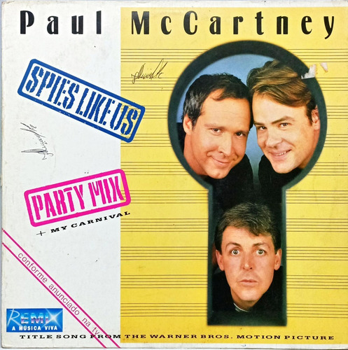 Paul Mccartney Lp Single 1985 Spies Like Us Mpl 3529