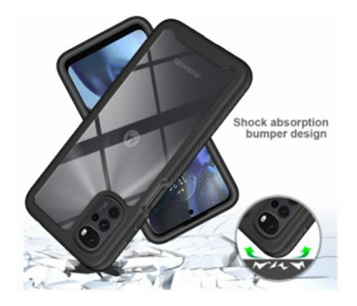 Capa Case Frente E Verso Protetora Para Celular Moto E32