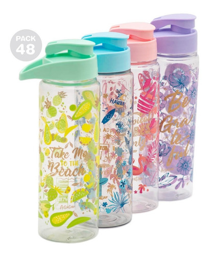 Imagen 2 de 10 de 48 Botella Deportiva Agua Gimnasio Regalo Niños Mujer Hombre